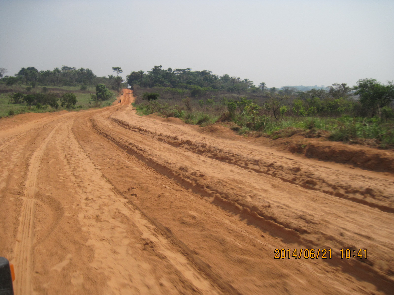 Una strada di Lusambo