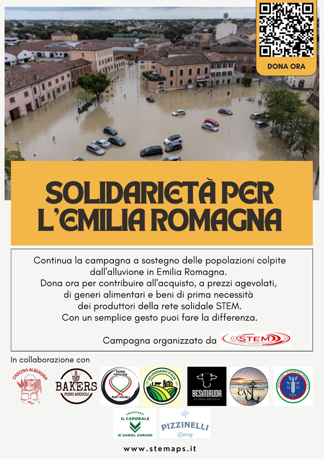 Solidarietà per l'Emilia Romagna