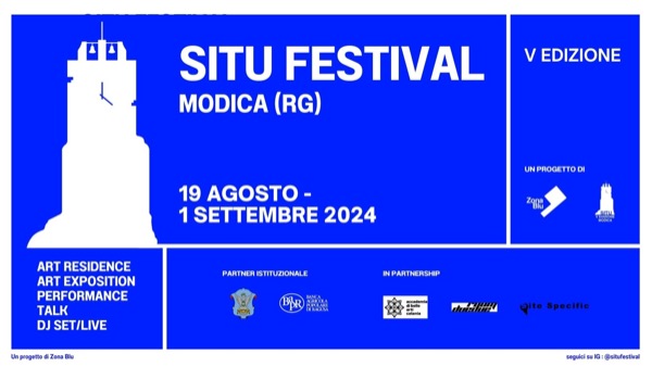 Situ Festival: Una residenza per artisti itinerante nel territorio siciliano tra edifici storici e spazi sacri